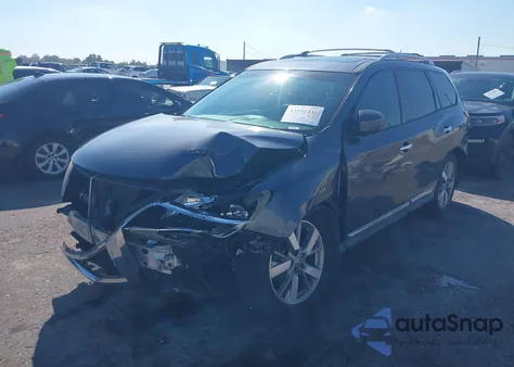 2014 Nissan Pathfinder Platinum из США, поврежденный, VIN 5N1AR2MN7EC622902